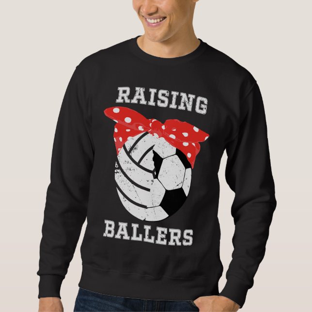 Moletom Cute Soccer Mom  Women   Wife Her Volleyball (Frente)