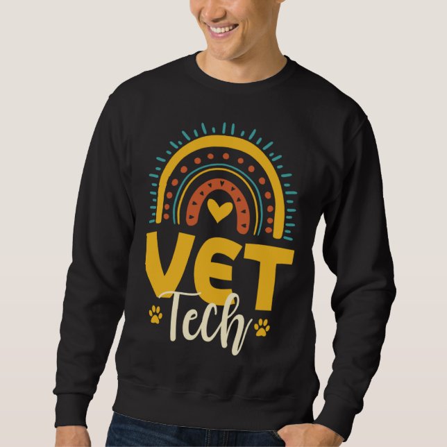 Moletom Cute Vet Tech Outfit Veterinarian Animal Nurse (Frente)