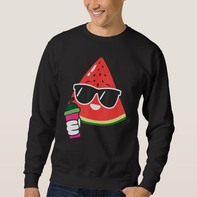 Moletom Cute Watermelon Watermelon Frappe   Summer Fruit (Frente)