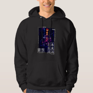 Moletom Cyberpunk Tokyo Streetwear Aesthet Japonês
