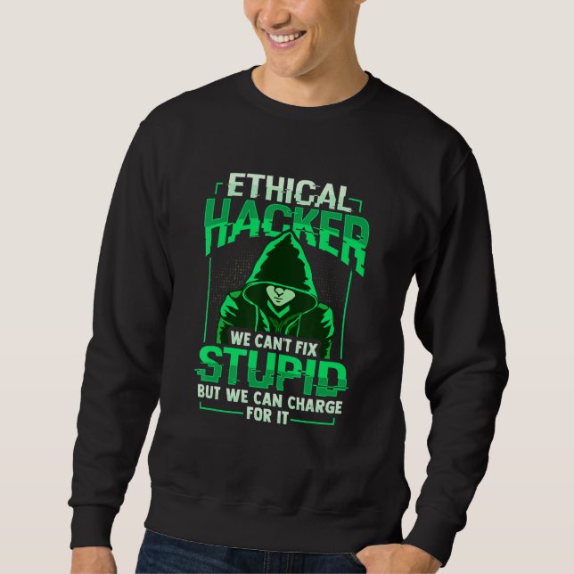 Moletom Cybersecurity do hacker branco de hackers éticos é (Frente)