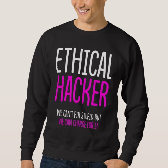 Moletom Cybersecurity do Hacker Ético - Testor de Caneta 3 (Frente)