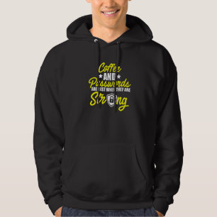 Moletom Cybersecurity IT Analyst Coffee Certified Tech Sec