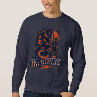 Moletom Da Bears - Mascote Urso de Futebol de Chicago Vint