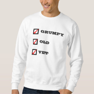 Moletom Da lista de verificação velha mal-humorada do