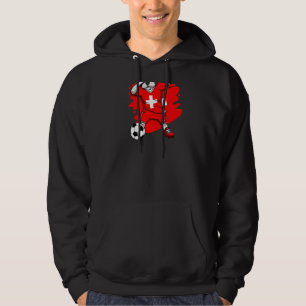 Moletom Dab French Buldog Suiça Soccer Fans Jersey