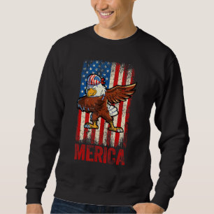 Moletom Dabbing American Eagle 4 de julho Boys Men America