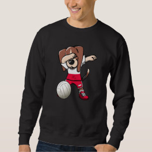 Moletom Dabbing Beagle Dog Polônia Jersey Voleibol polonês