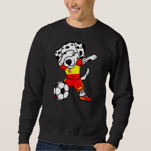 Moletom Dabbing Dalmatic Espanha Soccer Fans Jersey Espanh