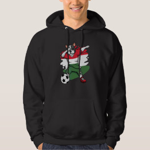 Moletom Dabbing French Bulldog Hungary Soccer Fans Jersey