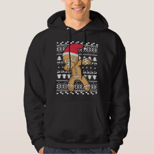 Moletom Dabbing Gingerbird Man Ugly Christmas Sweater
