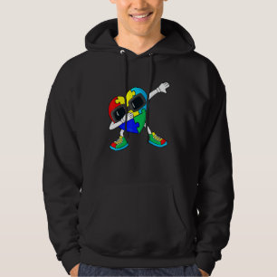 Moletom Dabbing Heart Quebra-cabeça, peças Autism Dab Boys