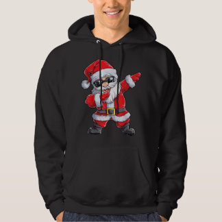 Moletom Dabbing Papai Noel Boys de Natal Men Engraçado Xma