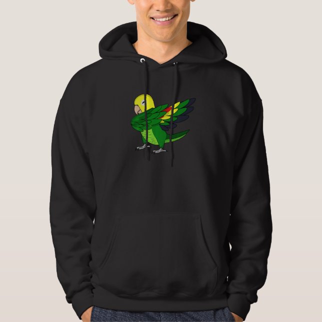 Moletom Dabbing Parrot I Double Yellow em Amazônia (Frente)