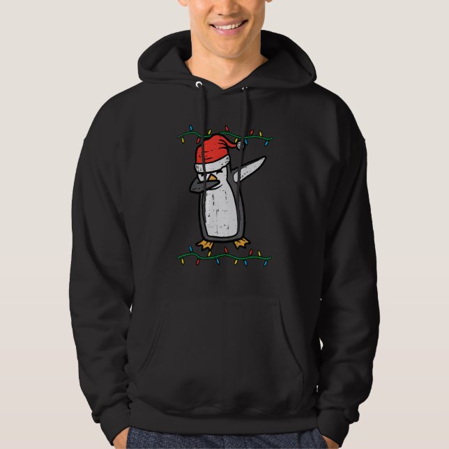 Moletom Dabbing Penguin Dab Xmas Christmas Boys Kids Youth (Frente)