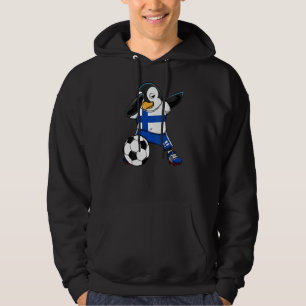 Moletom Dabbing Penguin Finlândia Soccer Fans Jersey