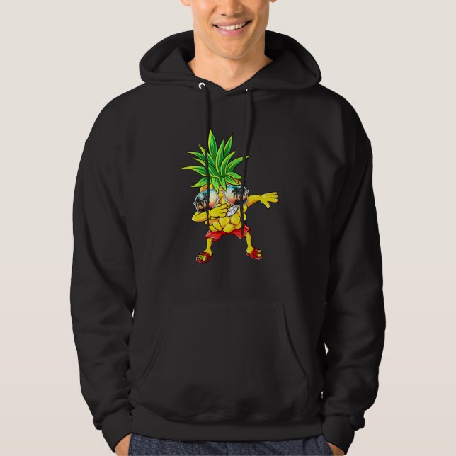 Moletom Dabbing Pineapple Sunglass Aloha Beaches Hawaii (Frente)