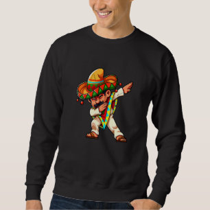 Moletom Dabbing Poncho Cinco De Mayo Mexicano Sombrero Fes