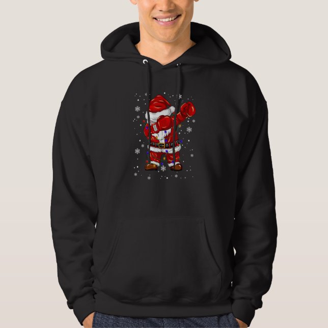 Moletom Dabbing Santa Claus Engraçado Boxing Natal (Frente)