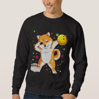 Moletom Dabbing Shiba Boliche Boliches Engraçadas Presente