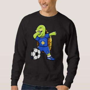 Moletom Dabbing Turtle Kosovo Soccer Fans Jersey Kosovar F