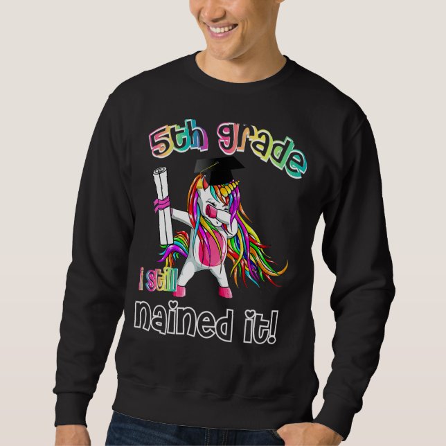 Moletom Dabbing Unicorn 5 Gradua (Frente)