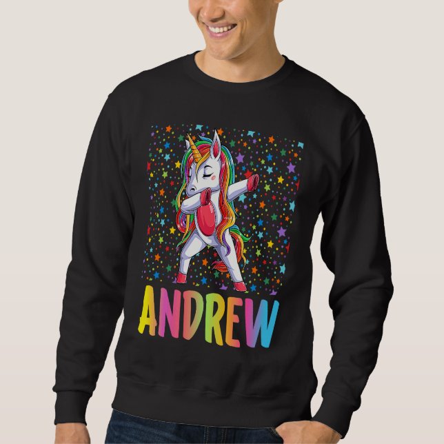 Moletom Dabbing Unicorn Andrew (Frente)