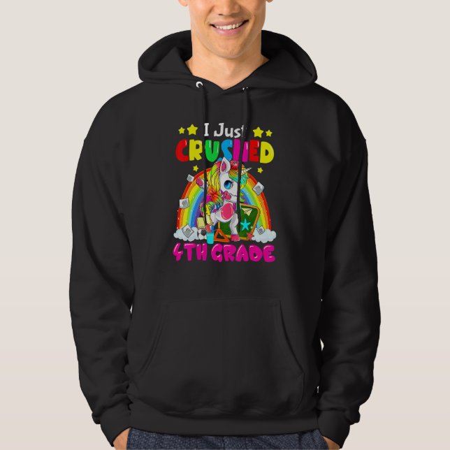 Moletom Dabbing Unicorn Eu Apenas Esmagei O 4º Grau De Vol (Frente)
