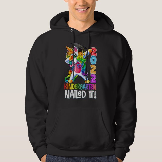 Moletom Dabbing Unicorn Graduation Kindergarten 2022 Naile (Frente)