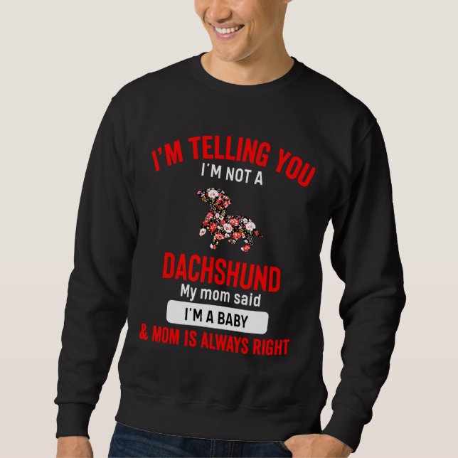 Moletom Dachshund Dog Mama Womens (Frente)