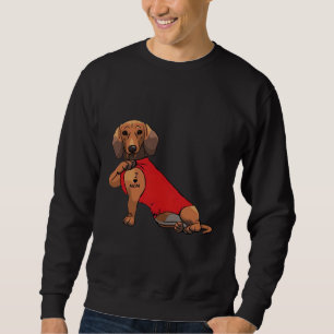 Moletom Dachshund I Love Mãe
