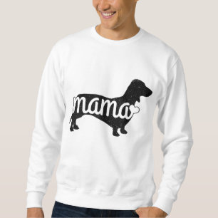 Moletom Dachshund Mama Wiener Cachorro Doxie Mãe Engraçado