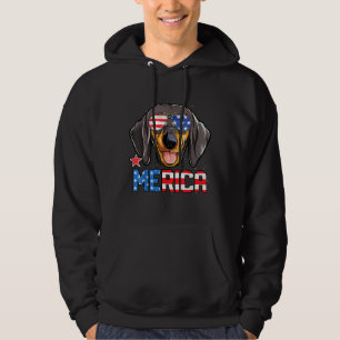 Moletom Dachshund Merica De Julho Garotos Cachorros Cachor