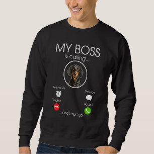 Moletom Dachshund My Boss
