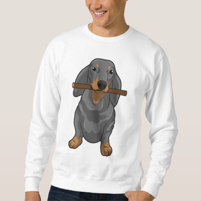 Moletom Dachshund Stick (Frente)