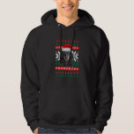 Moletom Dachshund Ugly Christmas Sweet Style Santa Hat D<br><div class="desc">Dachshund Ugly Christmas Sweater Style Santa Hat Doxie Dog 1</div>