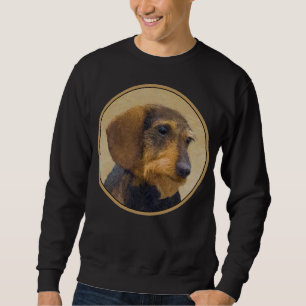 Moletom Dachshund (Wirehaired) Pintura Original para Cacho