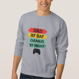 Moletom DAD BY DAY GAMER BY NIGHT – Design Transparent Néo