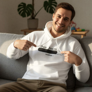 Moletom "Dad Joke Loading" Funny New Dad Hoodie | father