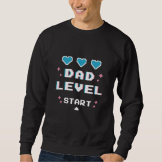 Moletom Dad Level Start Pixel Gaming Style