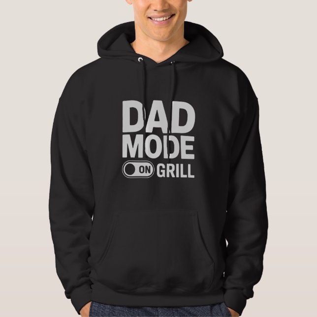 Moletom Dad Mode Grill On BBQ Dad Humor (Frente)