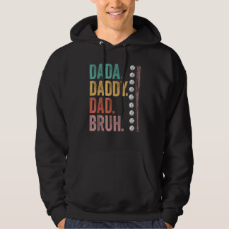 Moletom Dada Daddy Dad Bruh Baseball Dad Father's Day Funn
