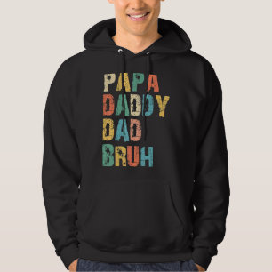 Moletom Dada Pai Bruh Dia de os pais Papa Filho Filha