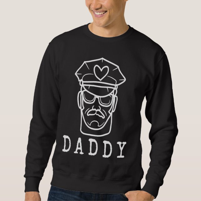 Moletom Daddy   LGBTQ Gay Pride Leather Daddy (Frente)
