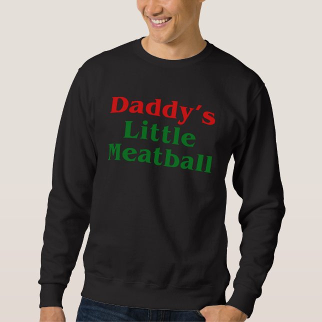 Moletom Daddy Little Meatball Italian   2 (Frente)