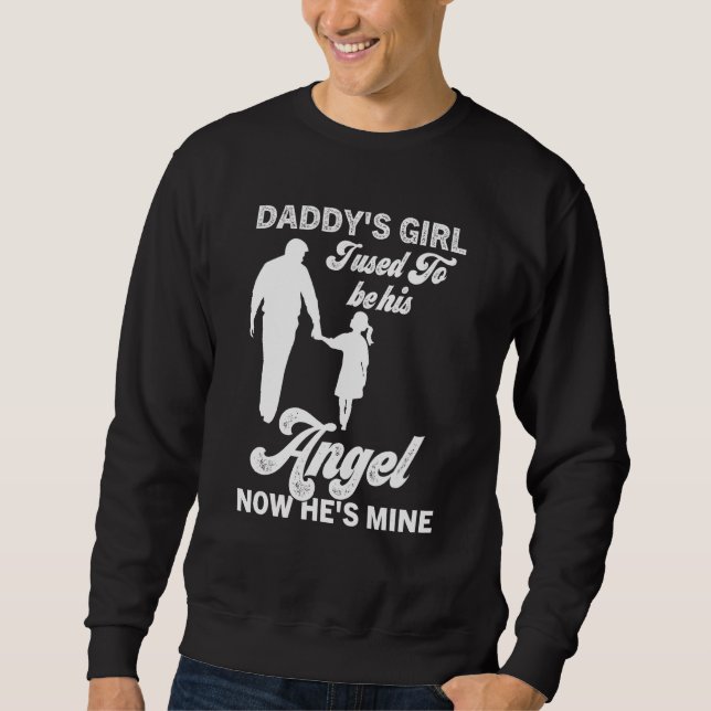 Moletom Daddy s Girl My Dad Is My Guardian Angel Apparel 2 (Frente)