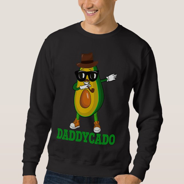 Moletom Daddycado  Dabbing Daddy Avocado Vegan Father's Da (Frente)