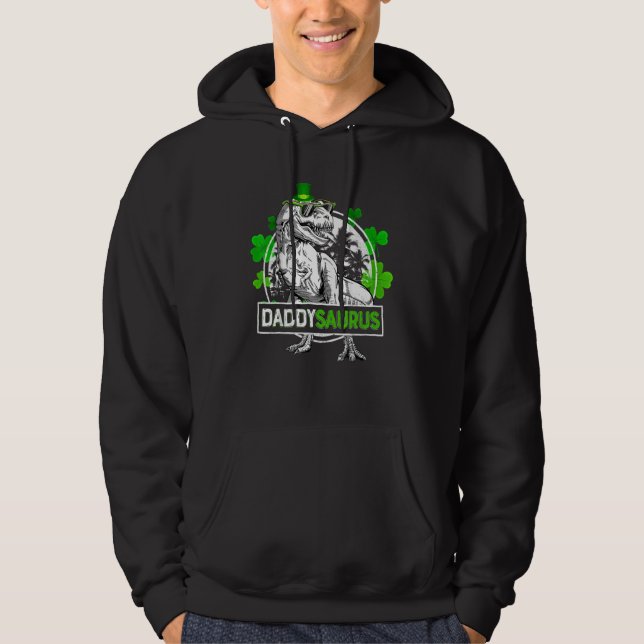 Moletom Daddysaurus T Rex Dinosaur Pai Saurus Ruas Patras (Frente)