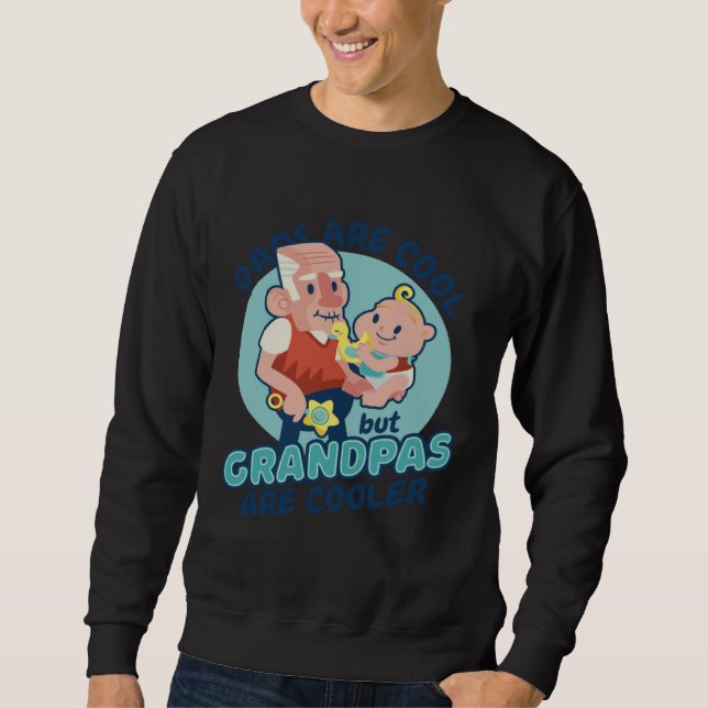 Moletom Dads Grandpas are cooler (Frente)
