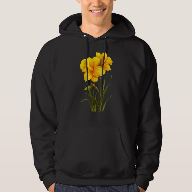 Moletom Daffodils Flores Primavera Floral Estilo Páscoa Ga (Frente)